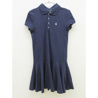 ラルフローレン(Ralph Lauren)の【夏物 新入荷!】▲ラルフローレン/Ralph Lauren▲150cm(L) 半袖ポロワンピース 濃紺【中古】子供服 キッズ kids ジュニア 女の子 onepi 225042(ワンピース)