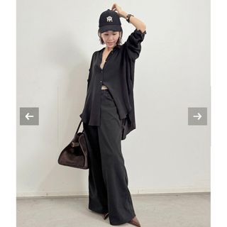 アパルトモンドゥーズィエムクラス(L'Appartement DEUXIEME CLASSE)のGOOD GRIEF!Carpenter Wide Pants36(カジュアルパンツ)