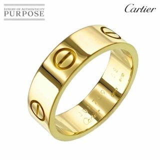 カルティエ(Cartier)のカルティエ Cartier ラブ #58 リング K18 YG イエローゴールド 750 指輪 VLP 90228267(リング(指輪))