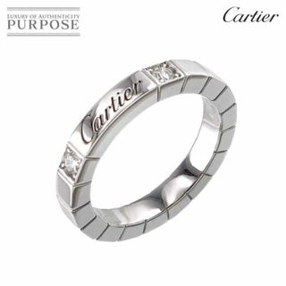 カルティエ(Cartier)のカルティエ Cartier ラニエール ダイヤ 2P リング #48 K18 WG ホワイトゴールド 750 指輪 VLP 90229054(リング(指輪))