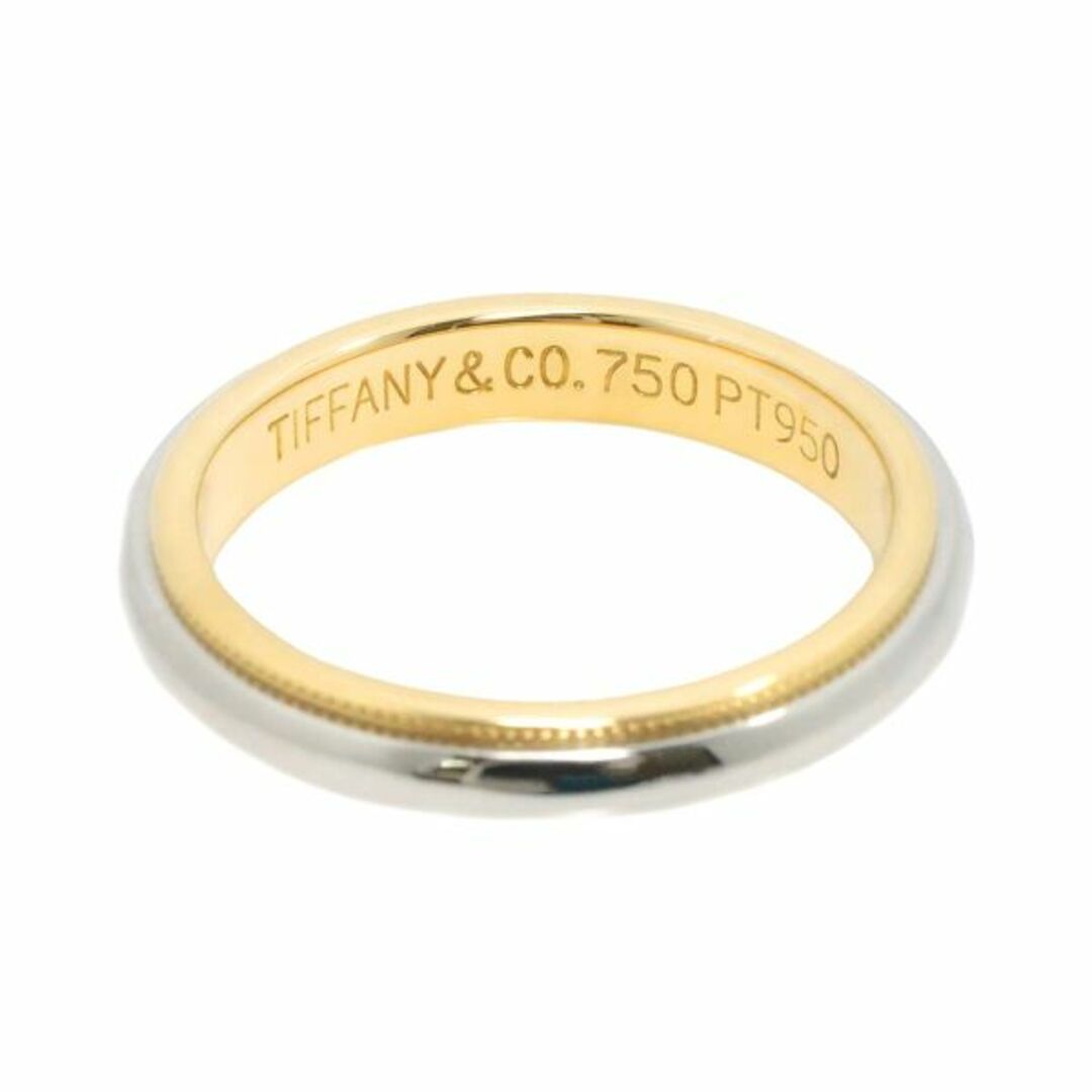 ティファニー TIFFANY&Co. ミルグレイン バンド 9.5号 リング Pt K18 YG 750 プラチナ イエローゴールド 指輪 VLP 90230989 ティファニー TIFFANY&Co. ミルグレイン バンド 9.5号 リング Pt K18 YG 750 プラチナ イエローゴールド 指輪 VLP 90230989