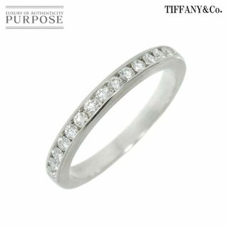 ティファニー TIFFANY&Co. ハーフサークル チャネル セッティング バンド 11号 リング ダイヤ Pt 指輪 VLP 90231162