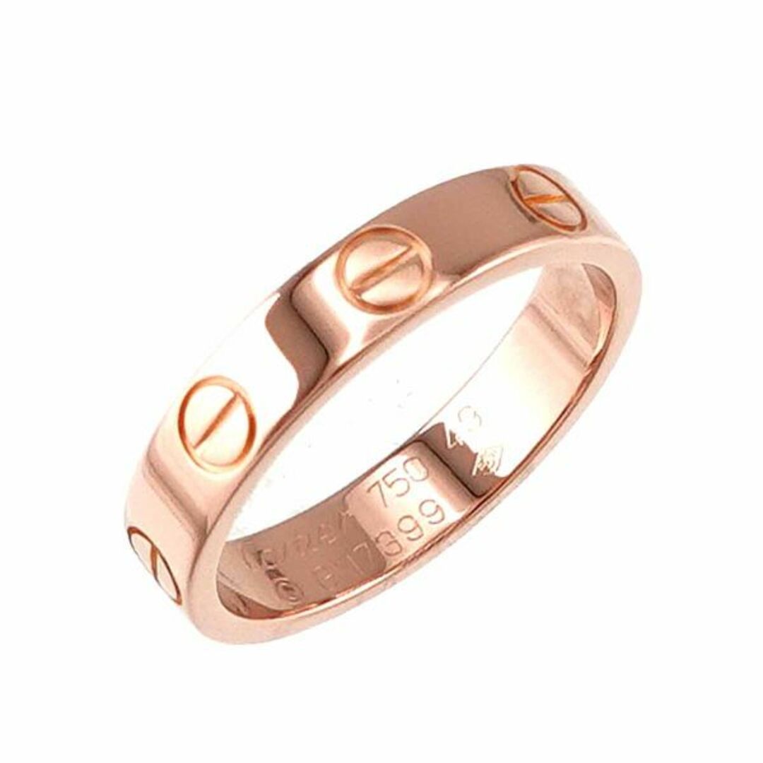 カルティエ Cartier ミニラブ #49 リング K18 PG ピンクゴールド 750 指輪 VLP 90231610 カルティエ Cartier ミニラブ #49 リング K18 PG ピンクゴールド 750 指輪 VLP 90231610