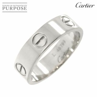 カルティエ(Cartier)のカルティエ Cartier ラブ #56 リング K18 WG ホワイトゴールド 750 指輪 VLP 90233006(リング(指輪))