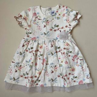 プチバトー(PETIT BATEAU)のプチバトー　半袖ワンピース　81cm(ワンピース)