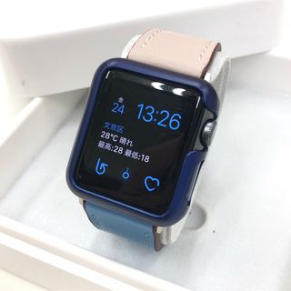 アップルウォッチ(Apple Watch)のアップルウォッチ 黒 /SPORT /apple watch 38mmサイズ(その他)