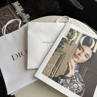 クリスチャンディオール(Christian Dior)のDior ショッパー 2枚 ＆ ディオールマガジン セット(ショップ袋)