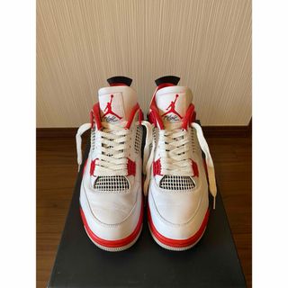 ナイキ(NIKE)のAIR JORADN 4 RETRO OG "FIRE RED"（2020）(スニーカー)