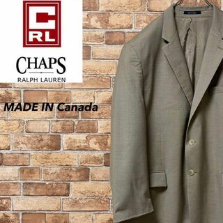 ラルフローレン(Ralph Lauren)のチャップス　ラルフローレン　カナダ製　テーラードジャケット　ツーピース　ビッグ(テーラードジャケット)