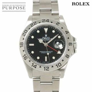 ロレックス(ROLEX)のロレックス ROLEX エクスプローラー2 16570 A番 メンズ 腕時計 デイト ブラック オートマ 自動巻き ウォッチ Explorer II VLP 90227729(腕時計(アナログ))