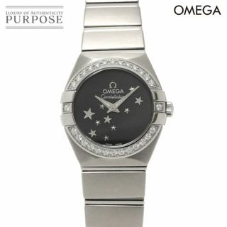 オメガ(OMEGA)のオメガ OMEGA コンステレーション 123 15 24 60 01 001 レディース 腕時計 ダイヤベゼル スター ブラック クォーツ Constellation VLP 90233475(腕時計)