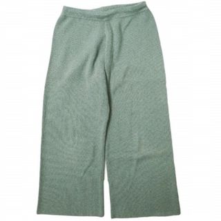 Pilgrim Surf+Supply ピルグリム サーフ+サプライ 19AW リブ編みニットワイドパンツ 37-24-0129-156 0 グレー BEAMS イージー ボトムス【中古】【Pilgrim Surf+Supply】(カジュアルパンツ)