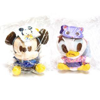 ディズニー(Disney)のプライズ■浴衣でお面をかぶったミッキーとデイジー(キャラクターグッズ)