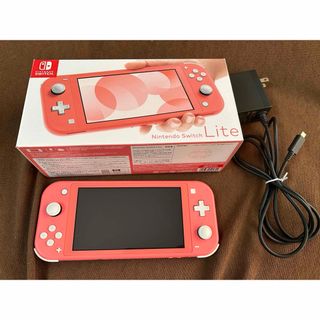 ニンテンドースイッチ(Nintendo Switch)のNintendo Switch lite スイッチライト　ピンク(家庭用ゲームソフト)