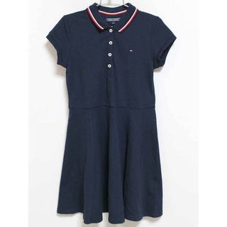 トミーヒルフィガー(TOMMY HILFIGER)の【夏物 新入荷!】‡トミーヒルフィガー/TOMMY HILFIGER‡128cm 半袖ワンピース 紺【中古】子供服 キッズ kids 女の子 夏 onepi 425042(ワンピース)