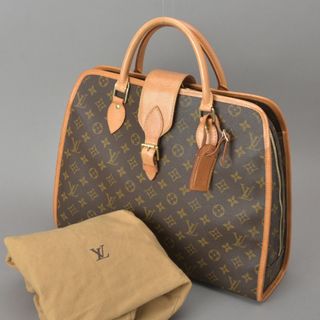 ルイヴィトン(LOUIS VUITTON)の美品◇ルイヴィトン リヴォリ ビジネスバッグ モノグラム 内ベタ無し ブラウン(ビジネスバッグ)