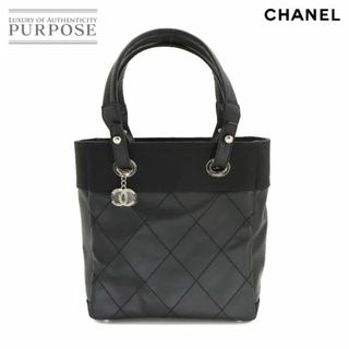 シャネル(CHANEL)の未使用 展示品 シャネル CHANEL パリビアリッツ PM トート バッグ PVC ナイロン レザー ブラック A34208 VLP 90223234(トートバッグ)