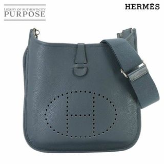 エルメス(Hermes)の新品同様 エルメス HERMES エブリン3 PM ショルダー バッグ トリヨンクレマンス ブルーオラージュ □P刻印 シルバー 金具 VLP 90233257(ショルダーバッグ)