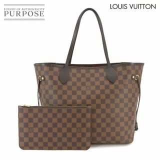 ルイヴィトン(LOUIS VUITTON)の新品同様 ルイ ヴィトン LOUIS VUITTON ダミエ ネヴァーフル MM トート バッグ エベヌ スリーズ N41358 ゴールド 金具 RFID VLP 90234685(トートバッグ)