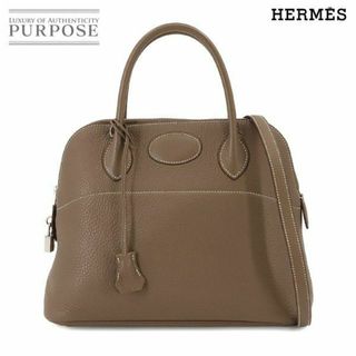 エルメス(Hermes)の新品同様 エルメス HERMES ボリード 31 2way ハンド ショルダー バッグ トリヨンクレマンス エトゥープ □R刻印 シルバー 金具 VLP 90235816(ハンドバッグ)