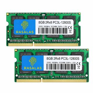 16GB PC3L-12800 ノートPC用メモリ RAM DDR3L 1600(PCパーツ)