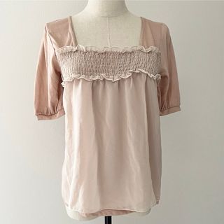 アクシーズファム(axes femme)の未使用　アクシーズ  シャーリング　カットソー(Tシャツ(半袖/袖なし))