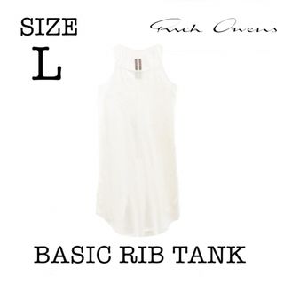 Rick Owens - 美品 Rick Owens RIB TANK リックオウエンス タンクトップ L