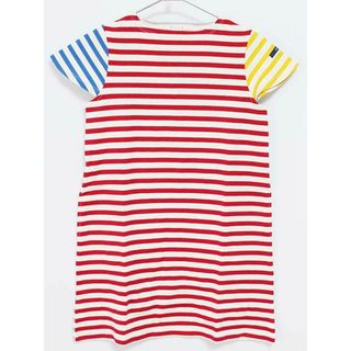 シップス(SHIPS)の【夏物 新入荷!】新品 未使用品‡シップス/SHIPS kids‡130cm 半袖ワンピース 白×赤 子供服 キッズ kids 女の子 夏 onepi 125042(ワンピース)