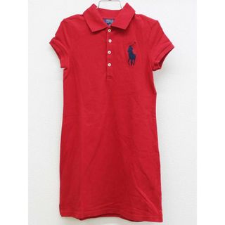 ラルフローレン(Ralph Lauren)の【夏物 新入荷!】◇ラルフローレン/Ralph Lauren◇130cm 半袖ワンピース 赤【中古】子供服 キッズ kids 女の子 夏 onepi 615042(ワンピース)