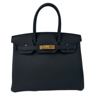 エルメス(Hermes)の新品未使用 HERMES エルメス Birkin30 バーキン30 Black ブラック Togo トゴ GHW ゴールド金具 Stamp-B B刻 レディースバッグ ハンドバッグ(ハンドバッグ)