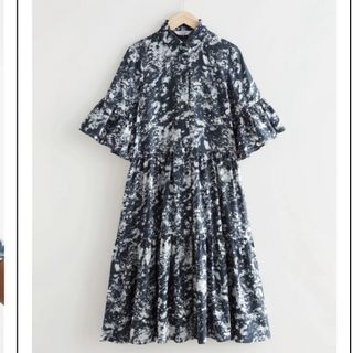 &OTHER STORIES Buttoned A-Line MidiDress(ひざ丈ワンピース)