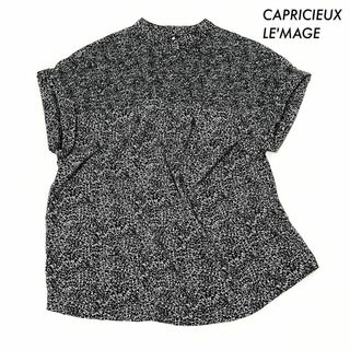 CAPRICIEUX LE'MAGE - CAPRICIEUX LE'MAGE★リーフシャーリングブラウス ブラック 黒