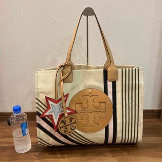 トリーバーチ(Tory Burch)の【美品☆大容量】TORY BURCH トリーバーチ 帆布キャンパス トートバッグ(トートバッグ)