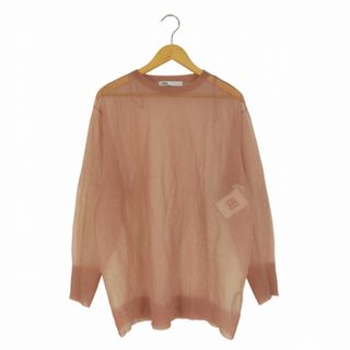 ザラ(ZARA)のZARA(ザラ) セミシースルーシアートップス レディース トップス(カットソー(長袖/七分))