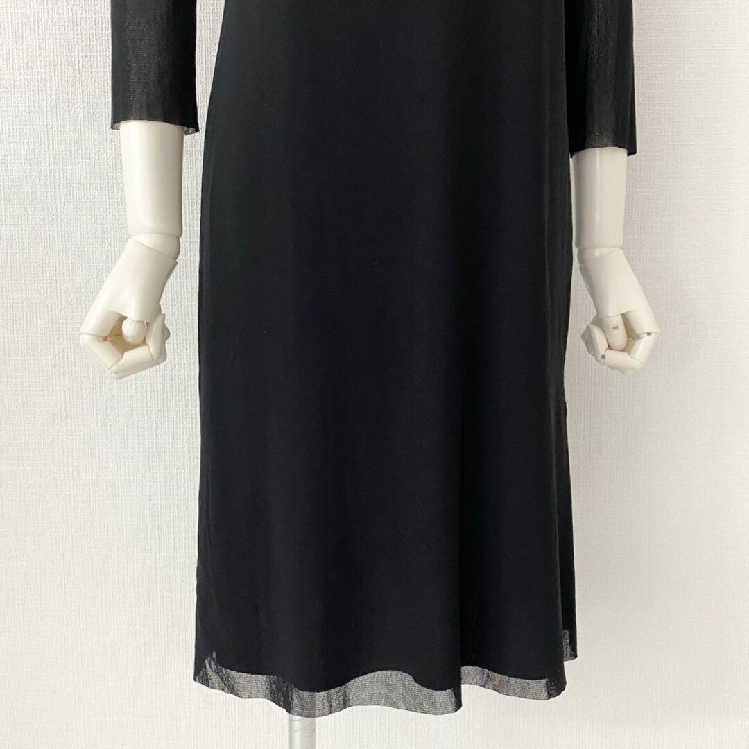 51e24 VIVIENNE TAM ヴィヴィアンタム パワーネット チュニックワンピース シアーワンピース 花柄レース サイズ0 ブラック レディース 51e24 VIVIENNE TAM ヴィヴィアンタム パワーネット チュニックワンピース シアーワンピース 花柄レース サイズ0 ブラック レディース