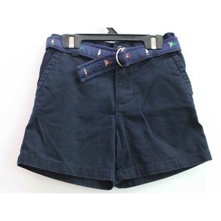 ラルフローレン(Ralph Lauren)の【夏物 新入荷!】▽ラルフローレン/Ralph Lauren▽80cm ハーフパンツ/ショートパンツ/半ズボン/短パン 紺 ベルト付き【中古】子供服 キッズ kids ベビー服 baby 男の子 春夏 bottoms 615042(パンツ)