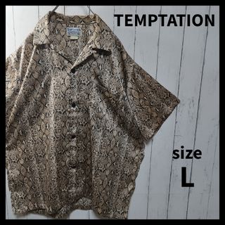 【TEMPTATION】Snake Patterned Shirt　D1124(シャツ)