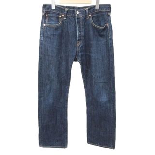 リーバイス(Levi's)のリーバイス デニム ストレートパンツ セルビッチ 厚手 W34 L ブルー(デニム/ジーンズ)