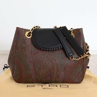 ETRO - 美品 ETRO エトロ ペイズリー チェーン ショルダー バッグ