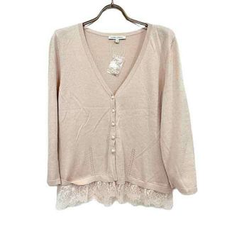 ローラアシュレイ(LAURA ASHLEY)の【中古】LAURA ASHLEY ローラ アシュレイ　カーディガン　Mサイズ　綿100％　コットン＿S23＿s-0023-r23(カーディガン)