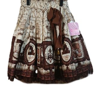 Angelic Pretty - タグ付き Musee du Chocolat スカート ホワイト ミュゼチョコ