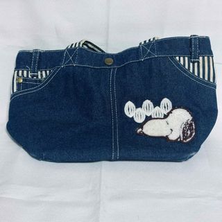 SNOOPY - スヌーピーショコラ　倉敷　ハンドバッグ　デニム