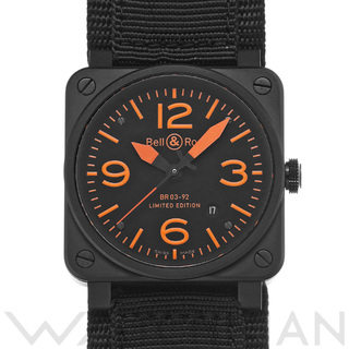 ベルアンドロス(Bell & Ross)の中古 ベル＆ロス Bell & Ross BR03-92ORANGE-H ブラック メンズ 腕時計(腕時計(アナログ))