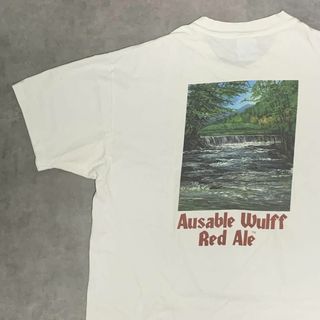 【Beer】アメリカローカルクラフトビール ホワイト XLサイズ USA製(Tシャツ/カットソー(半袖/袖なし))