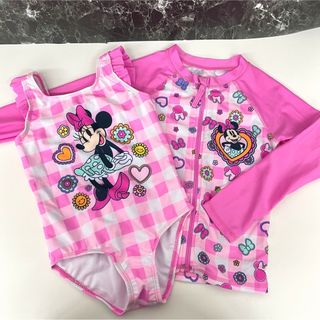 ディズニー(Disney)のディズニー ミニーちゃん 水着 ラッシュガード  7 / 7歳(水着)