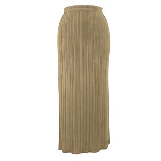 PLEATS PLEASE ロングスカート イッセイミヤケ プリーツ加工 サイズ1  PP53-JG213 ポリエステル(ロングスカート)