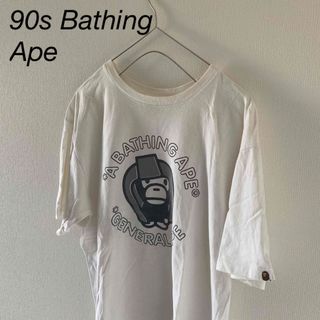 A BATHING APE - 90sBathingApeベイシングエイプtシャツベイビーマイロxlホワイト白