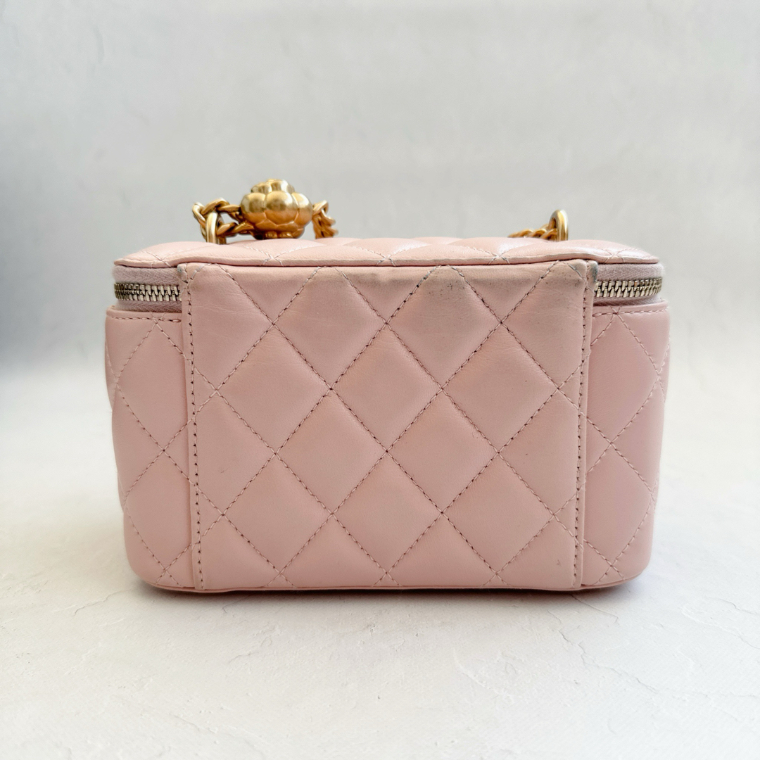 CHANEL - 【USED】CHANEL/カメリアチェーンバニティバッグの通販 CHANEL - 【USED】CHANEL/カメリアチェーンバニティバッグの通販