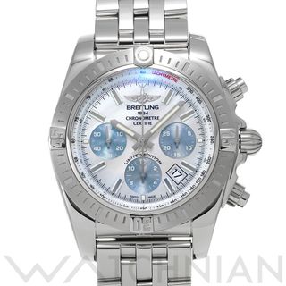 ブライトリング(BREITLING)の中古 ブライトリング BREITLING AB01152A/A813 ホワイトシェル /ブルーシェル メンズ 腕時計(腕時計(アナログ))