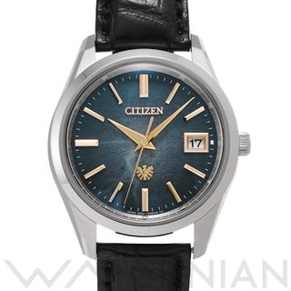 シチズン(CITIZEN)の中古 シチズン CITIZEN AQ4100-22E グリーン メンズ 腕時計(腕時計(アナログ))